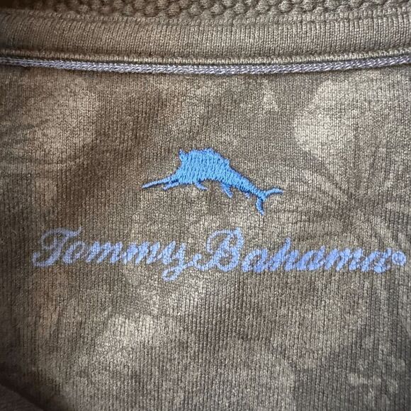 Tommy Bahama Men's 1/4 Zip Pullover Modal Blend Performance Sweater Gray Size XL - Picture 3 of 7